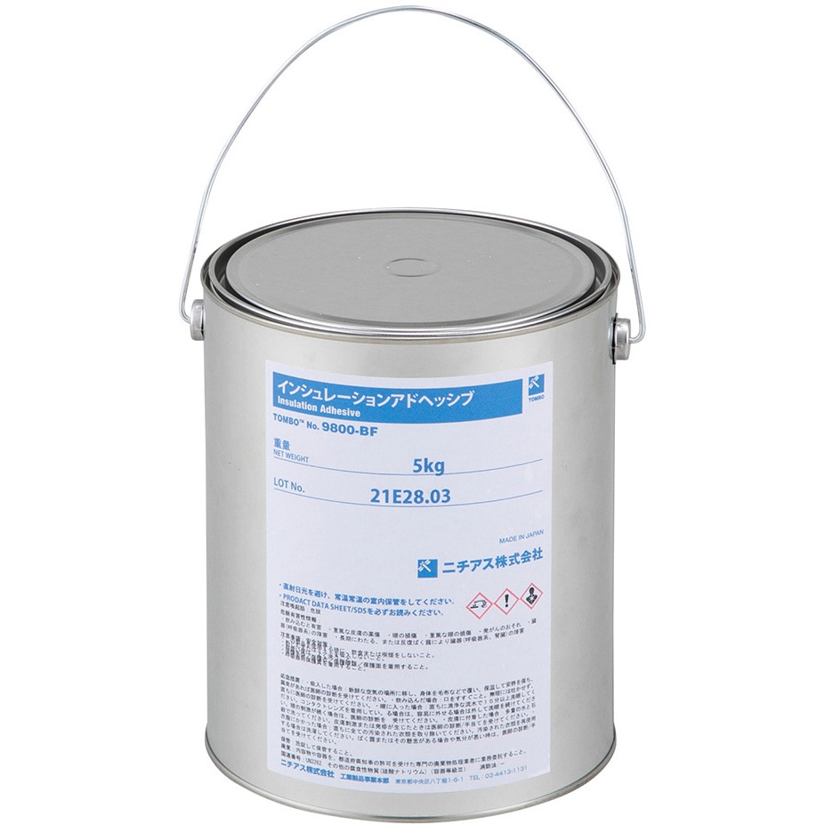 9800-BF 5KG 接着剤 インシュレーションアドヘッシブ 9800-BFシリーズ 1缶(5kg) アズワン 【通販モノタロウ】