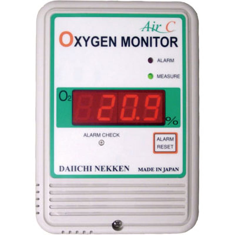 ジルコニア式壁掛け型酸素計 理研計器 酸素濃度計 【通販モノタロウ】