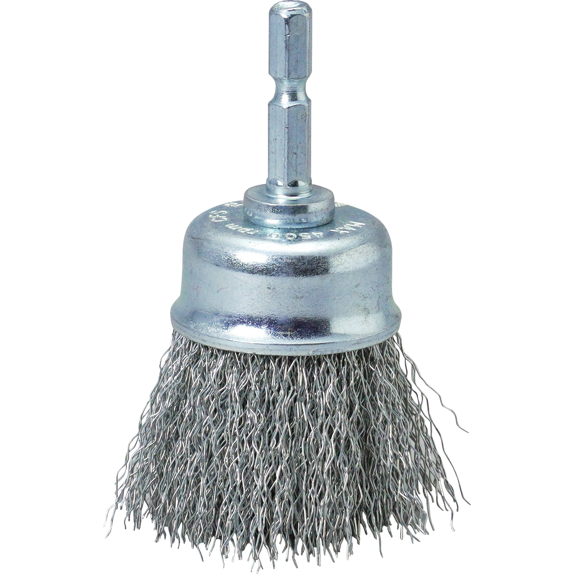 No.4101H2 六角軸カップワイヤーブラシ鋼線 サンフレックス 直径50mm