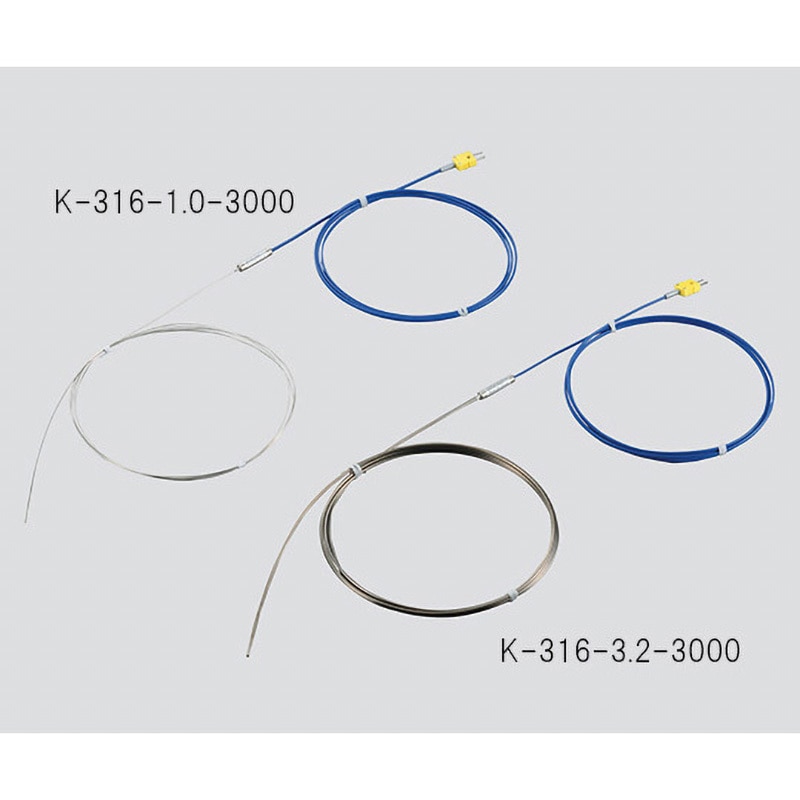 K-INC-1.6-10000 Kシース熱電対 インコネル (R) タイプ K-INCシリーズ オージージー リード線長さ2m