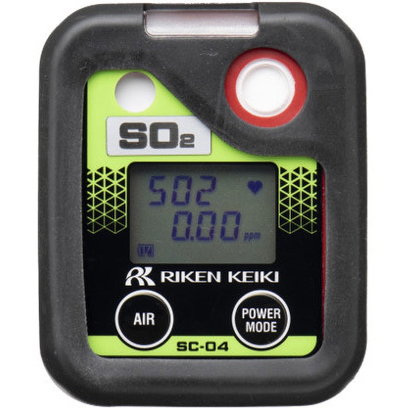 SC-04 個人装着型 SC-04乾電池仕様 理研計器 二酸化硫黄 (警報復帰動作)自己保持仕様