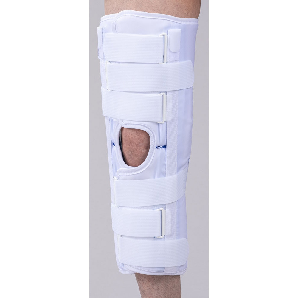 20851 ニーブレース 伸展位膝関節支持帯 アルケア ホワイト色 左右兼用