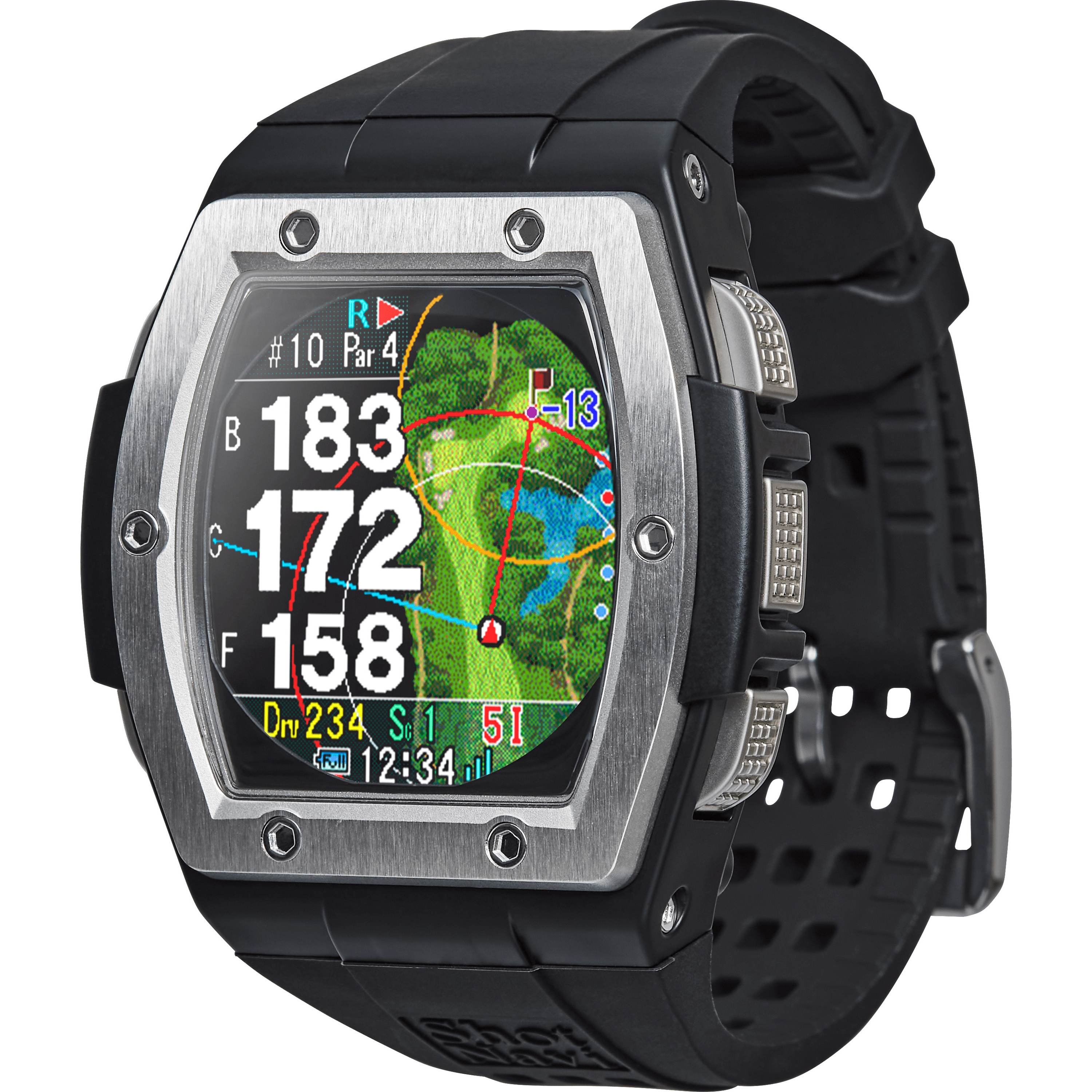 新品 ショットナビ 距離測定器 W1 Evolve 腕時計型 GPSナビ BK 