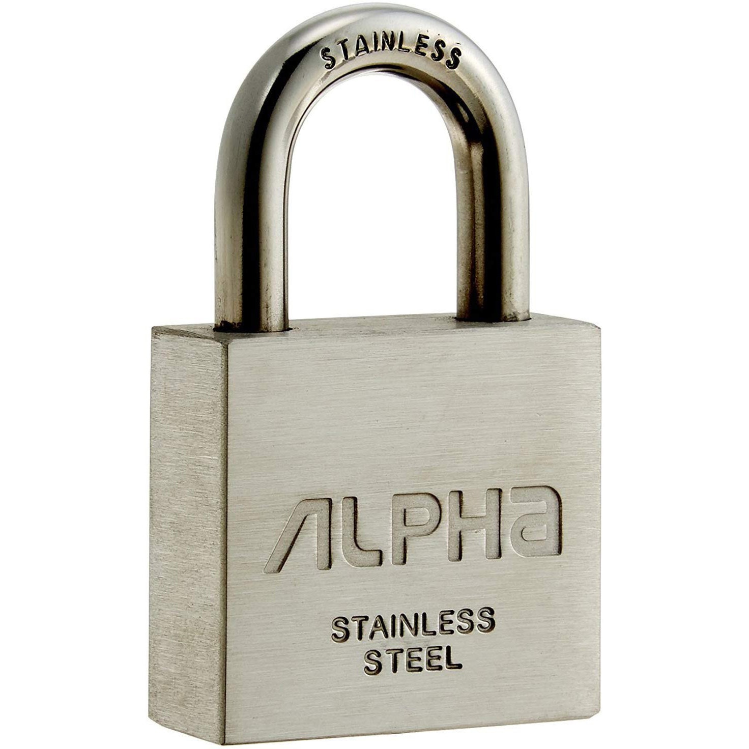 ALPHA 南京錠 2個同一鍵 N02780-50 ステンレス ALPHA 南京錠 2個同一鍵 N02780-50 ステンレス