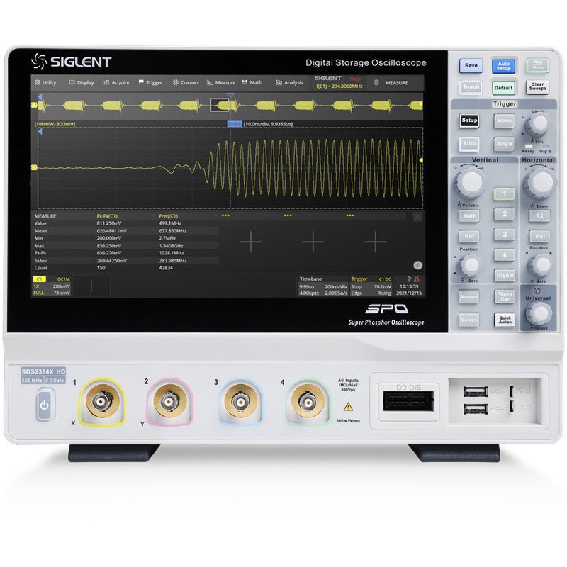SDS2104X HD デジタル・オシロスコープ SIGLENT チャンネル数4ch 周波数帯域100MHz   SDS2104X HD 219,900円