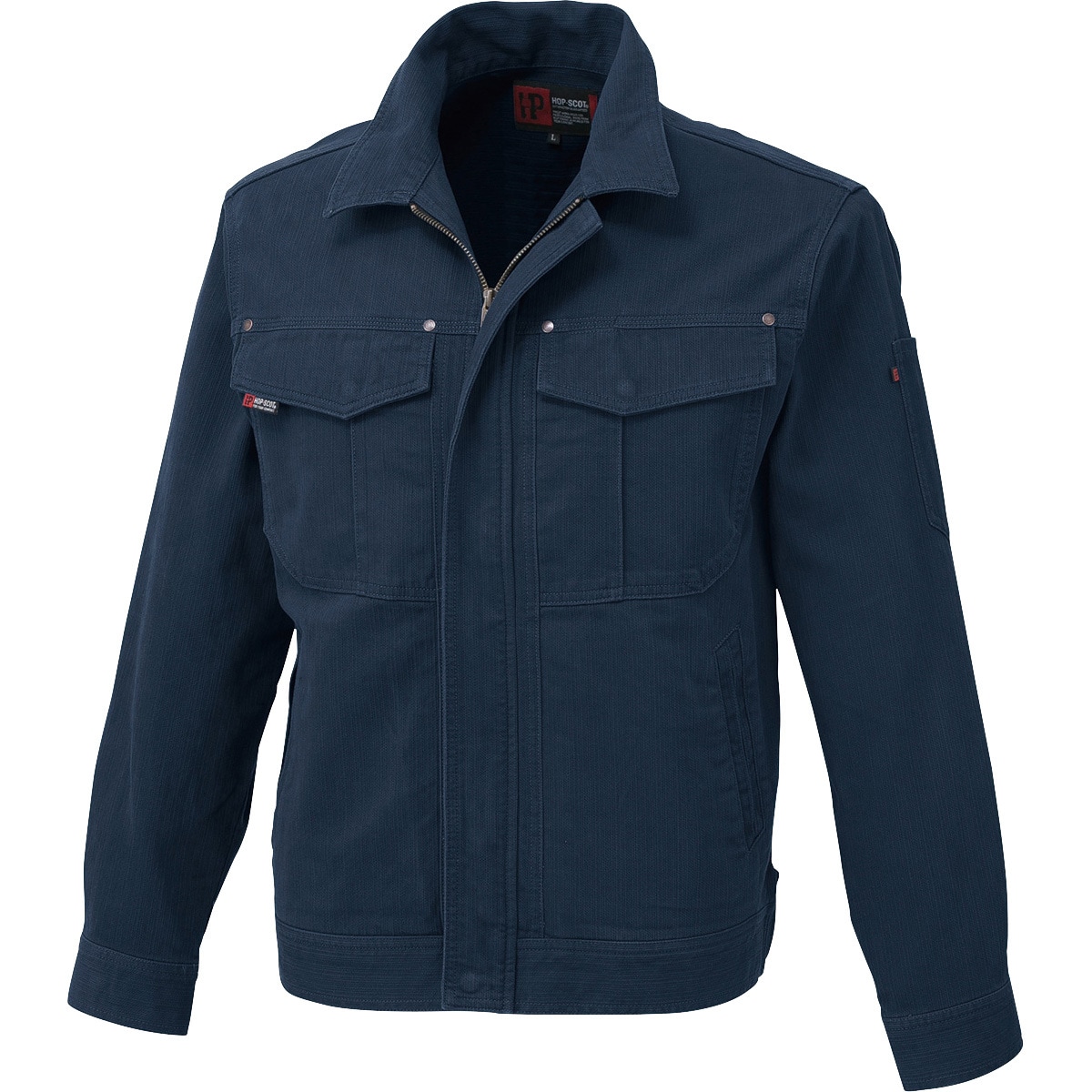 7909 長袖ブルゾン CUC(中国産業) 混率綿100% コン色 S着丈62cm