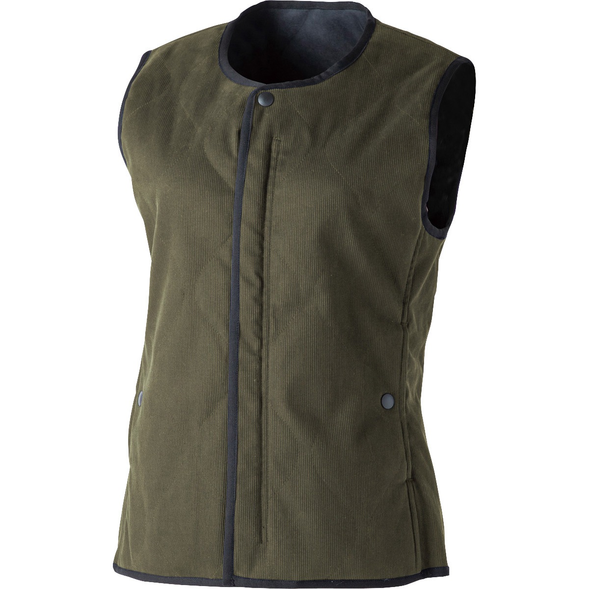 TAKAHIROMIYASHITA キルティングベスト オリーブグリーン オリーブ色