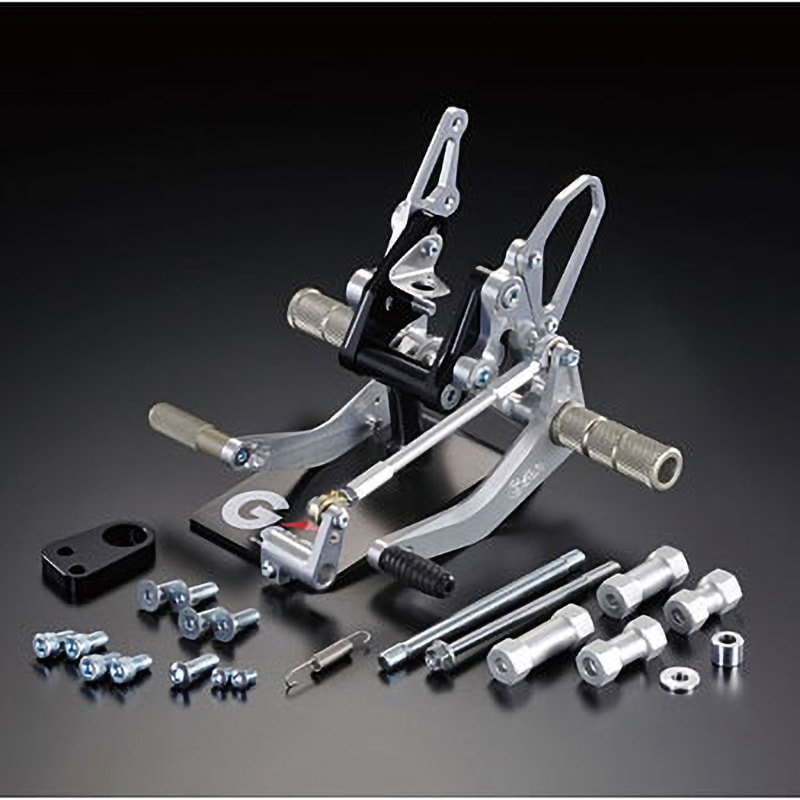 エイプ ディスクブレーキ用バックステップ スタンド付き！ バック