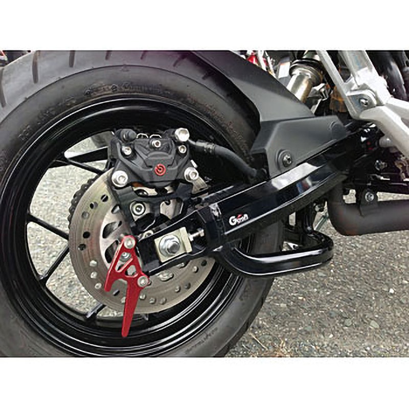 33124 GROM Rキャリパーサポート カニブレンボ ブラック 1個 Gクラフト