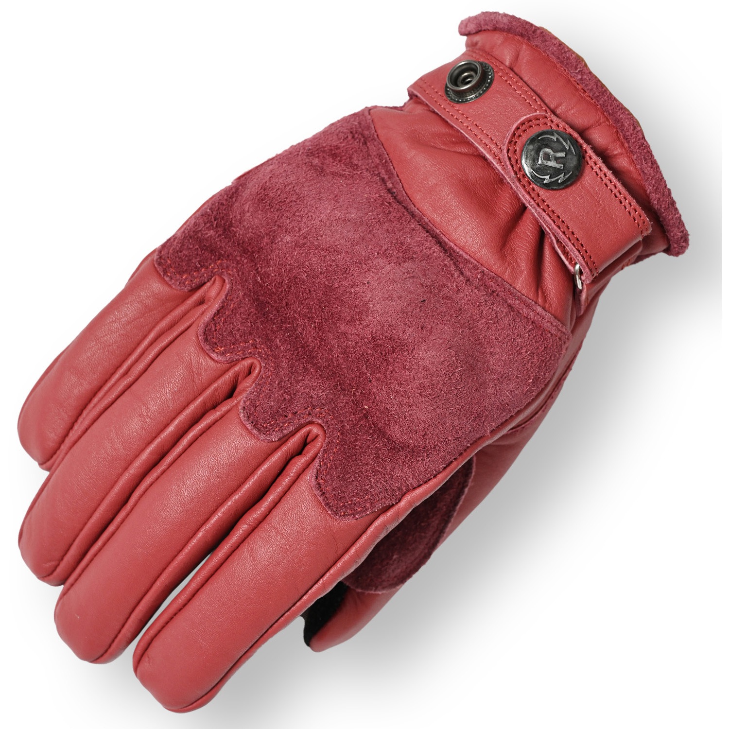 RLG2202- RED -XL バイク レザー グローブ タッチパネル対応