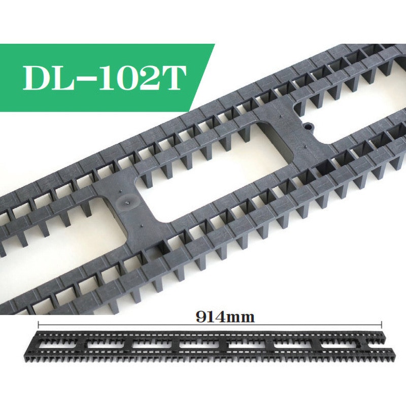 DL102T 床下ロングスペーサー 通気仕様 20本入り 黒 DL102T 1セット(20本) dialon(ダイアロン) 【通販モノタロウ】
