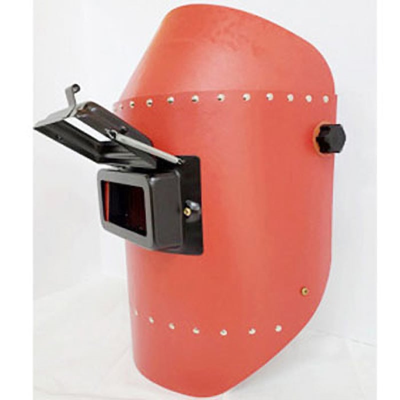NH003R ヘルメットA型(H)ステラ 星光製作所 溶接面(かぶり式) 赤色