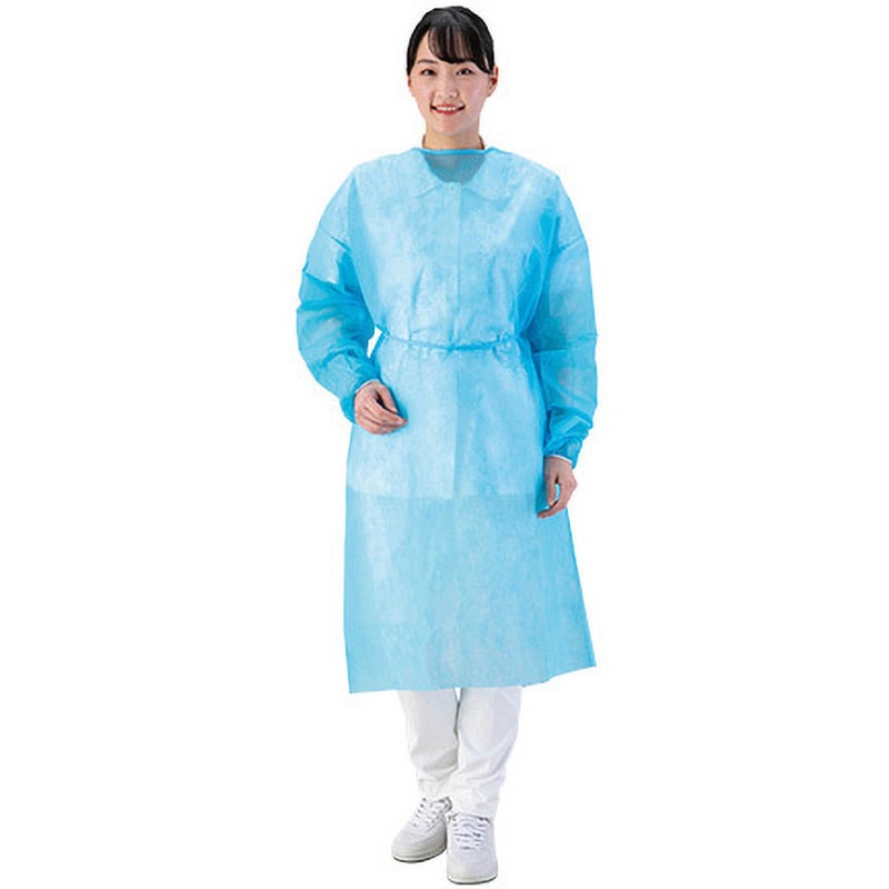 IG-B アイソレーションガウン 少量・箱入り IGシリーズ ナビス(アズワン) PP製