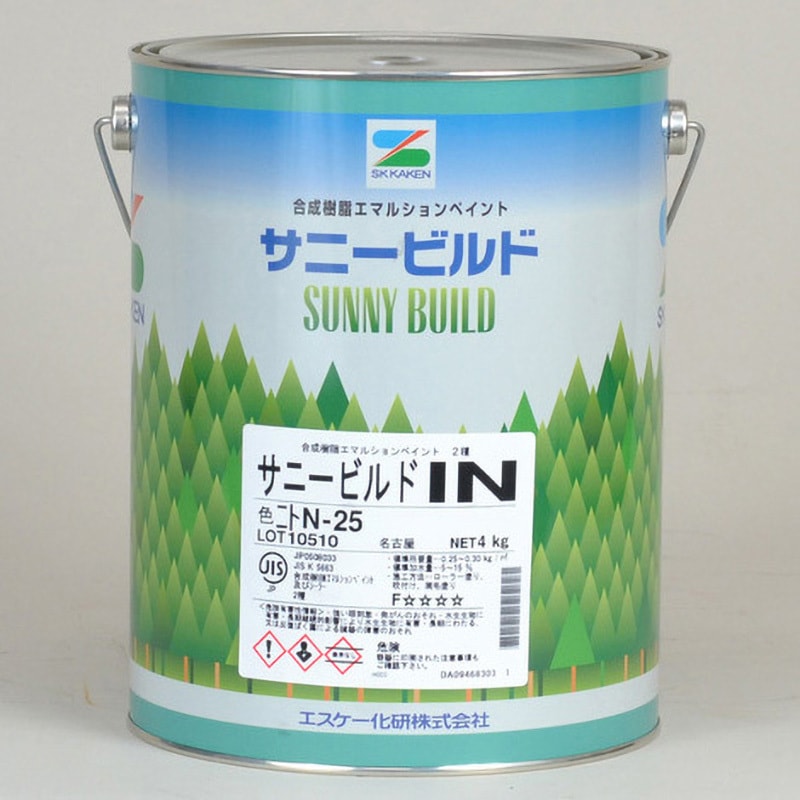 エスケー サニービルドIN 合成樹脂エマルション 艶消 エスケー化研 