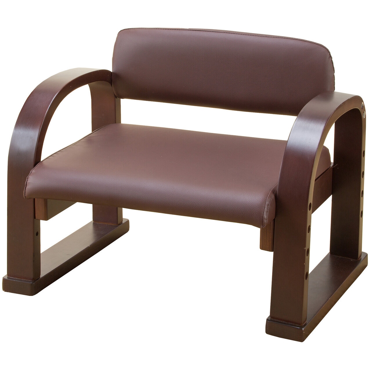 天然木立ち座り楽ちん座椅子 日本製 ファミリー・ライフ 介護椅子