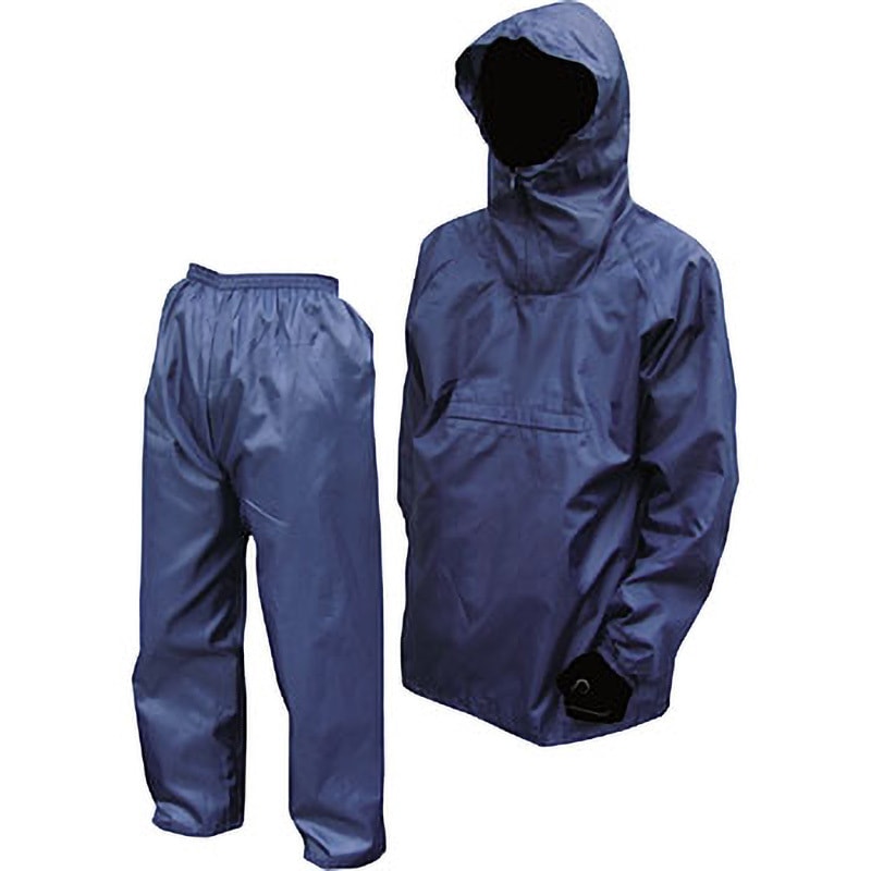 W300-NB-L W-300 お買い得上下組ヤッケ ネイビー ケイワーク サイズL 1