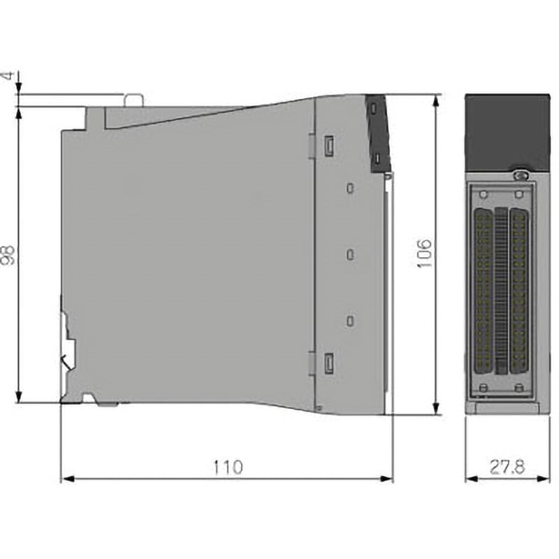 RH42C4NT2P MELSEC iQ-Rシリーズ 入出力混合ユニット 1台 三菱電機