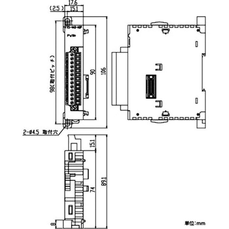 FX5-4AD-ADP アナログ入力拡張アダプタ(A/D変換) 三菱電機 適合機種