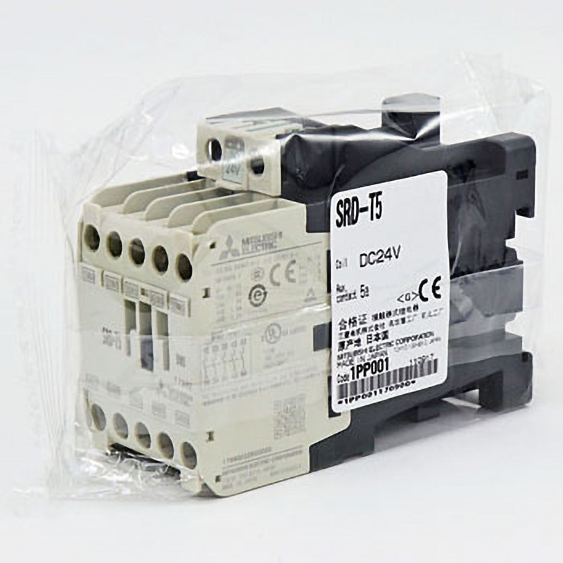 SRD-T5 DC24V 5A 電磁継電器 直流操作形 SRD-Tシリーズ 1台 三菱電機 【通販モノタロウ】