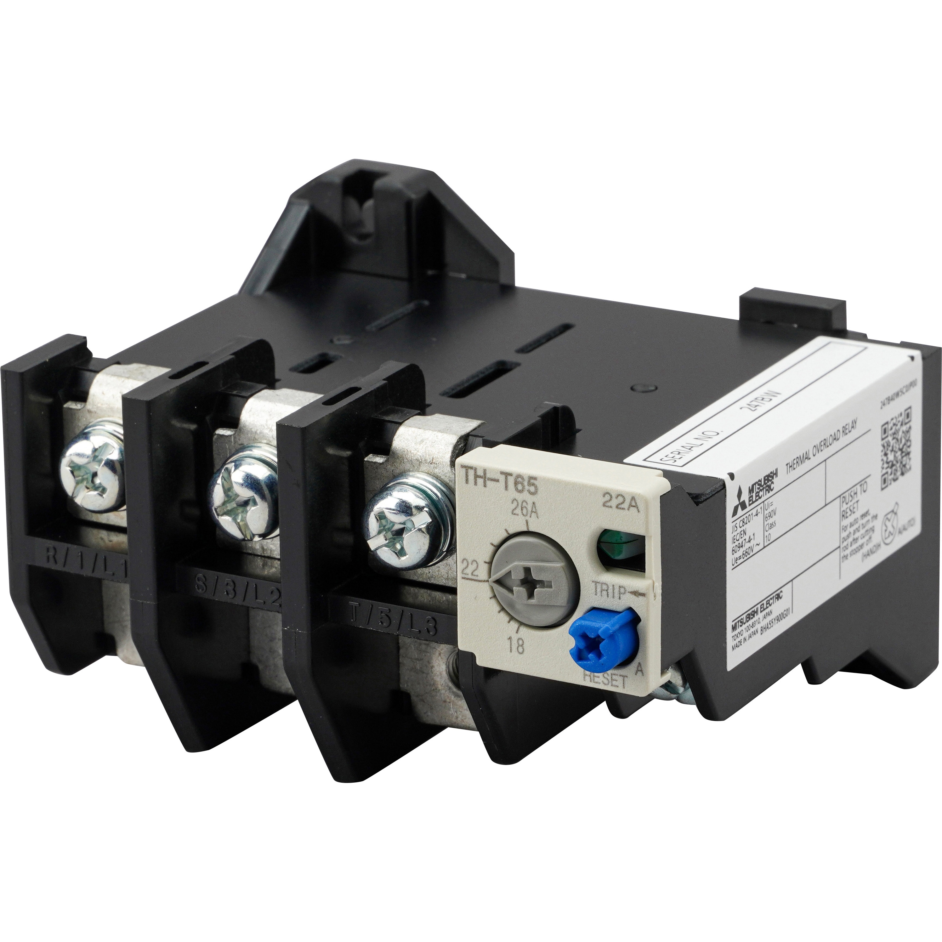 TH-T65 22A サーマルリレー TH-Tシリーズ 1台 三菱電機 【通販モノタロウ】