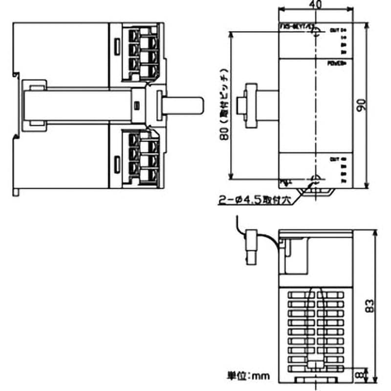 FX5-8EYT/ES 入出力増設ブロック (I/Oユニット) 1台 三菱電機 【通販モノタロウ】