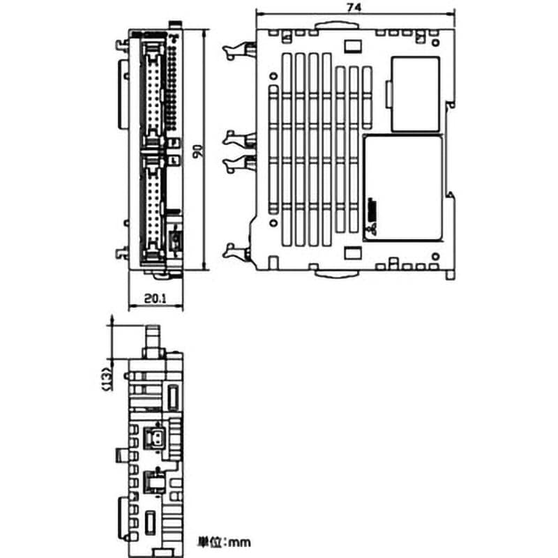 FX5-C32EX/D 入出力増設ブロック (I/Oユニット) 1台 三菱電機 【通販モノタロウ】