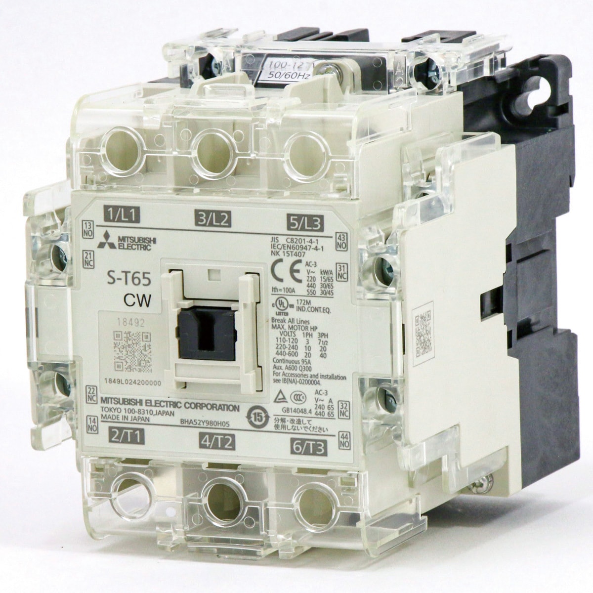 三菱電機 MS-Tシリーズ 非可逆式電磁接触器交流操作 S-T65 AC200V - その他