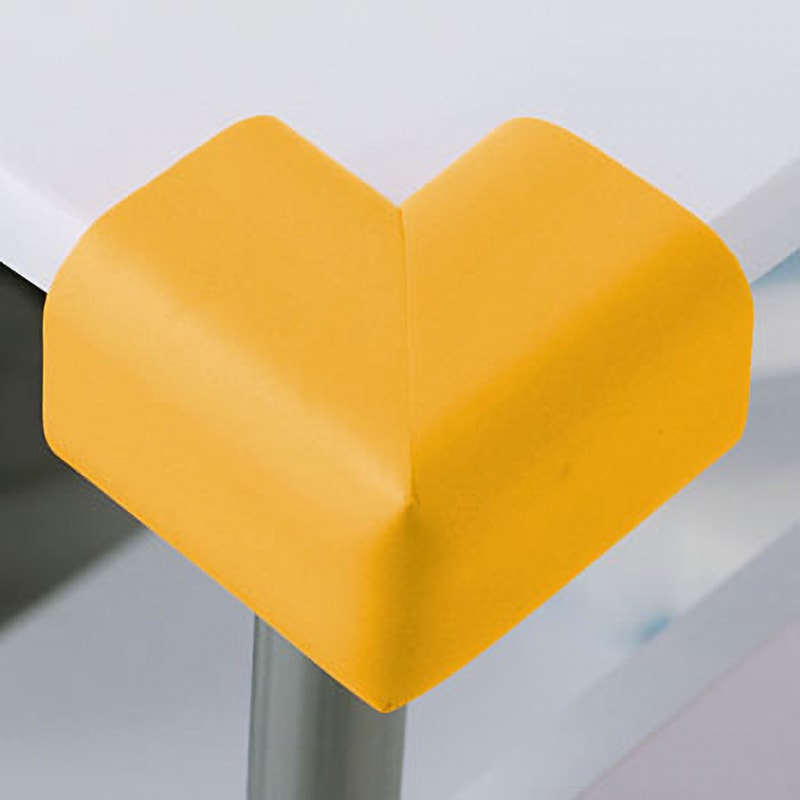 低価格で大人気の L-YELLOW-1 モノタロウ コーナー用 L字型 安全クッション イラスト