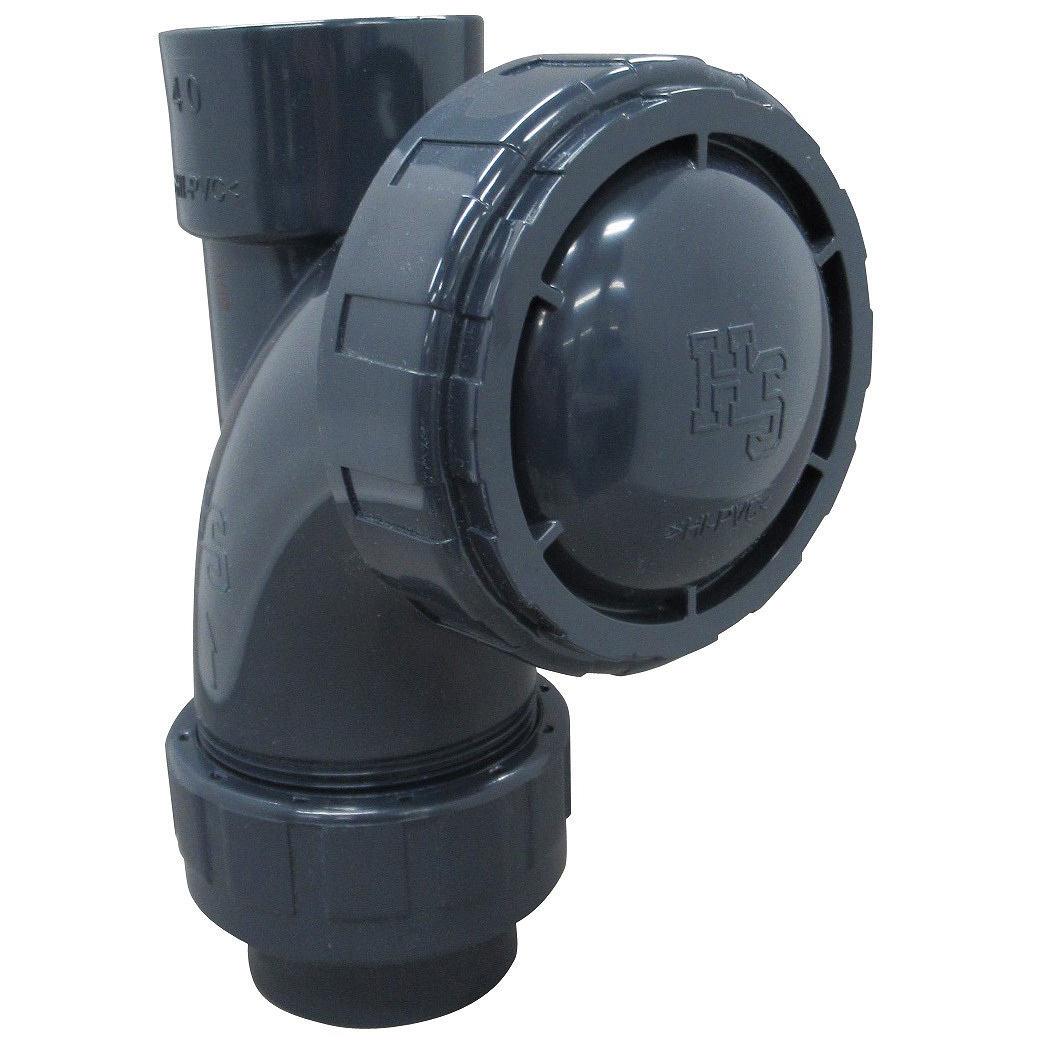 DYCVHI2 50TS HI-PVC製排水ポンプ用ボールチャッキ(ネイビー) 1個 HS