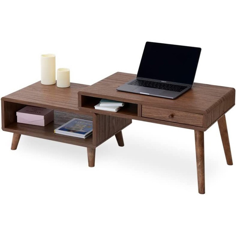 FAP-0036 伸縮デスク ロータイプ オープン収納 引き出し Pico ロー