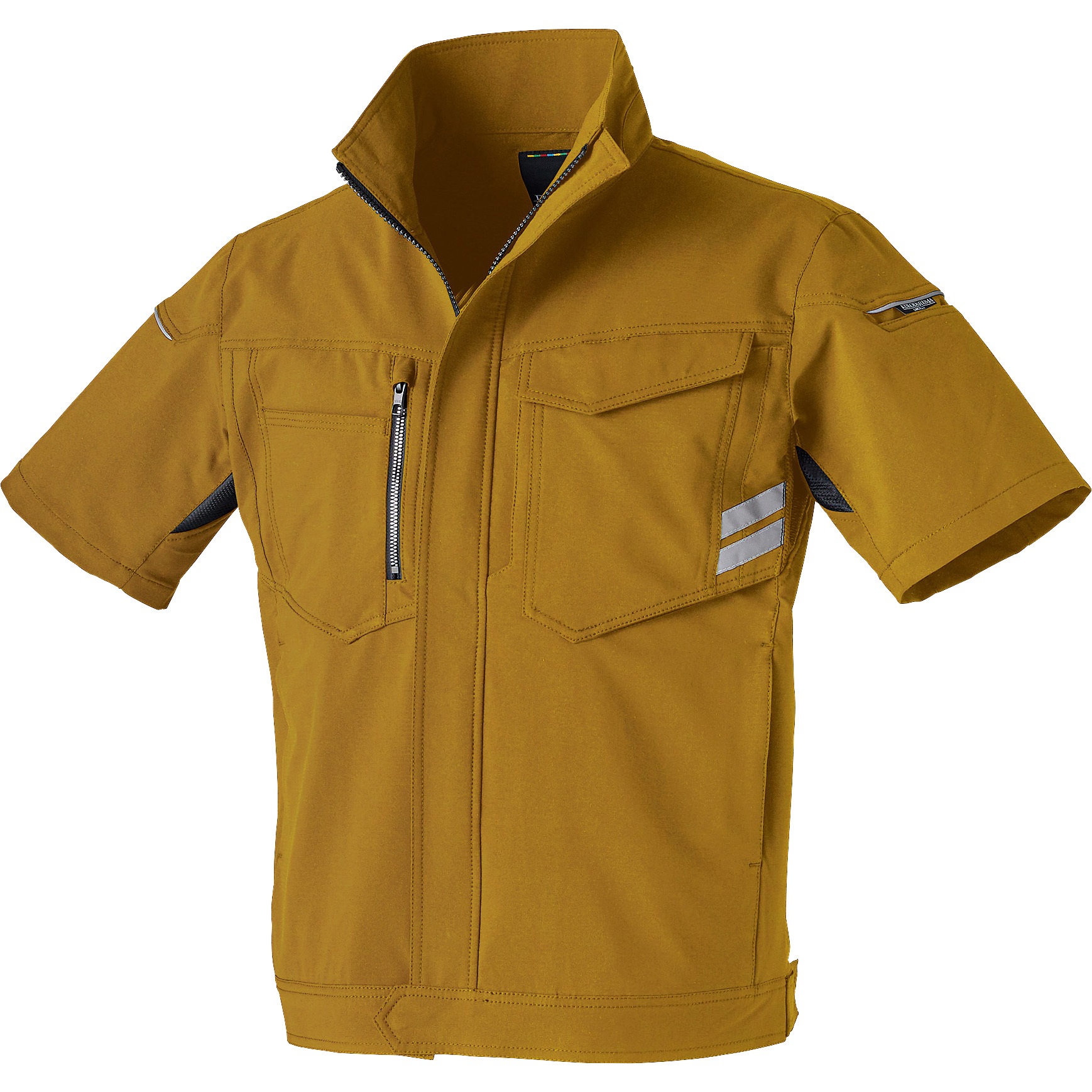 266801 半袖ジャンパー クロダルマ ブラウンキャメル色 SS着丈58cm