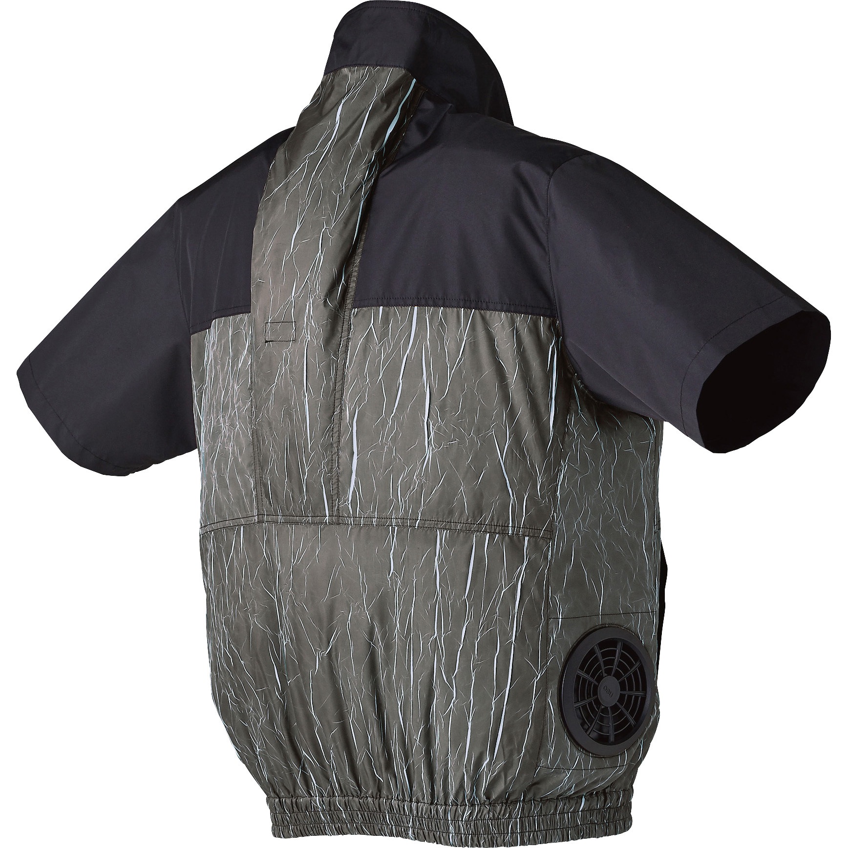 268831 半袖ジャンパー クロダルマ 混率(%):ポリエステル100(タフタ