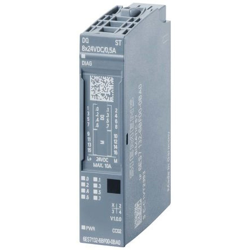 6ES7132-6BF00-0CA0 PLC I/Oモジュール FL COMSERVER UNI 232/422/485 SIEMENS デジタル 寸法73×15×58mm  6ES7132-6BF00-0CA0