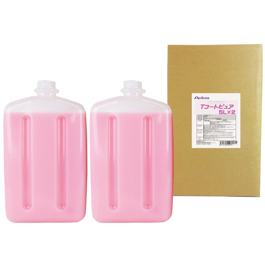 J727 洗車機溶剤 エムケー精工対応 洗車機無料メンテナンスサービス付 Apikaa 洗車機用 ガラス系コート剤  1箱(5L×2本) J727 11,684円