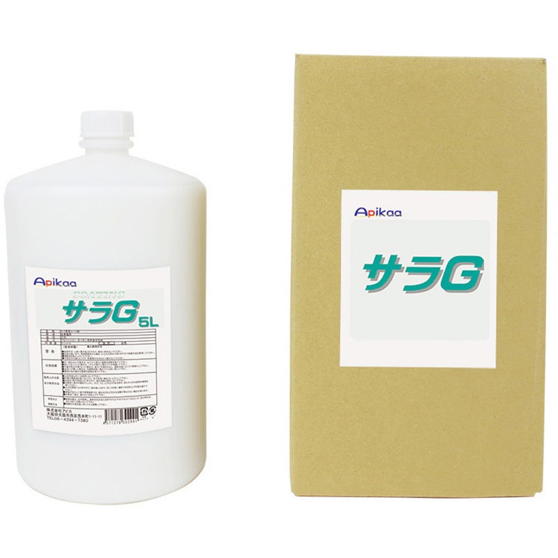 J282 サラG 洗車機溶剤 洗車機無料メンテナンスサービス付 Apikaa 1箱(5L×1本) J282 11,385円