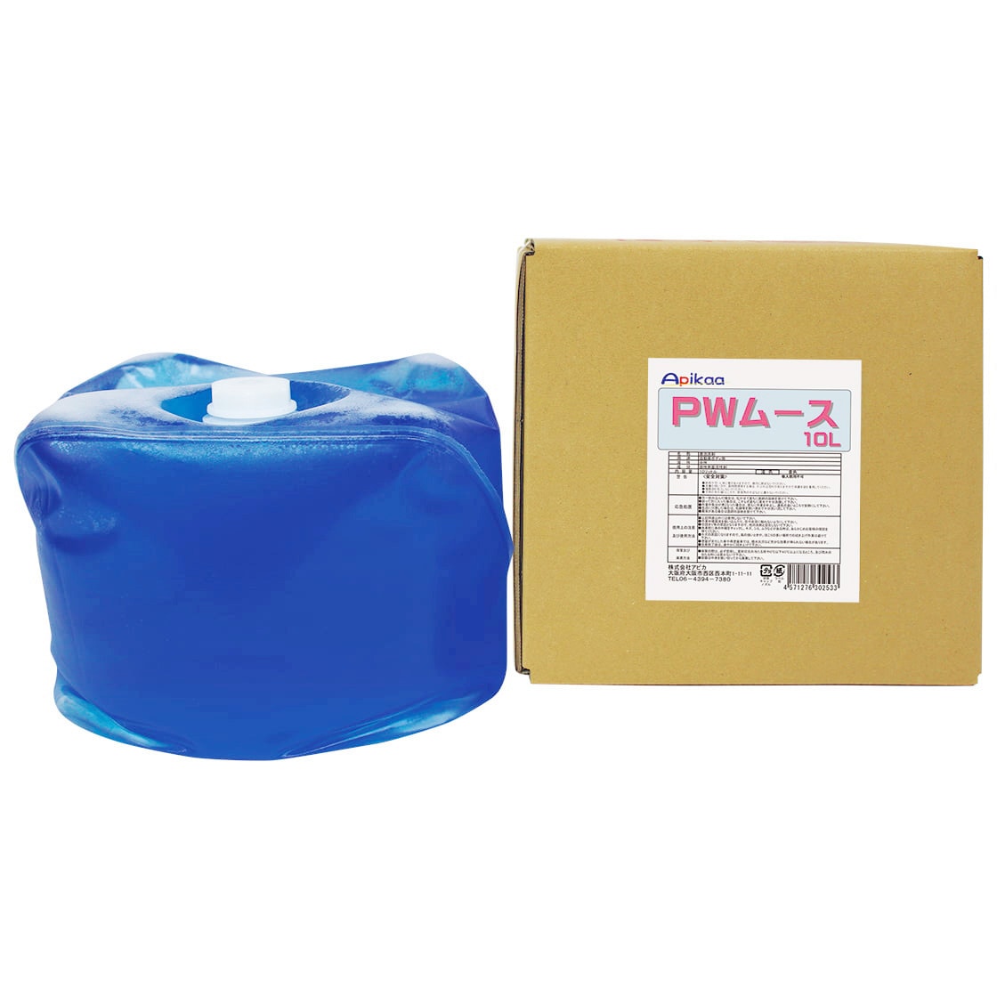 J704 PWムース 洗車機溶剤 洗車機無料メンテナンスサービス付 Apikaa 手洗い洗車機用 泡洗剤  1箱(10L×1本) J704