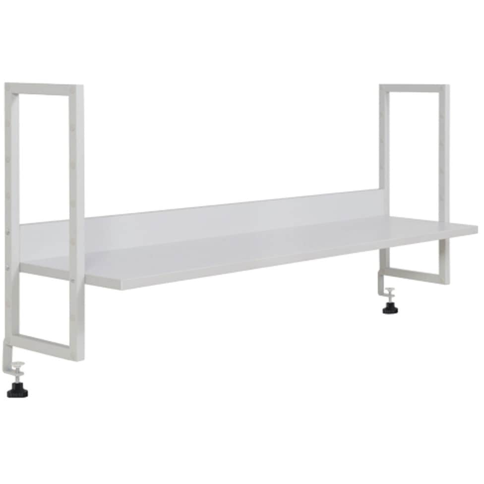 KD-147-UT デスク用上棚・机上ラック カグクロ ニューグレー色 間口1355mm  KD-147-UT