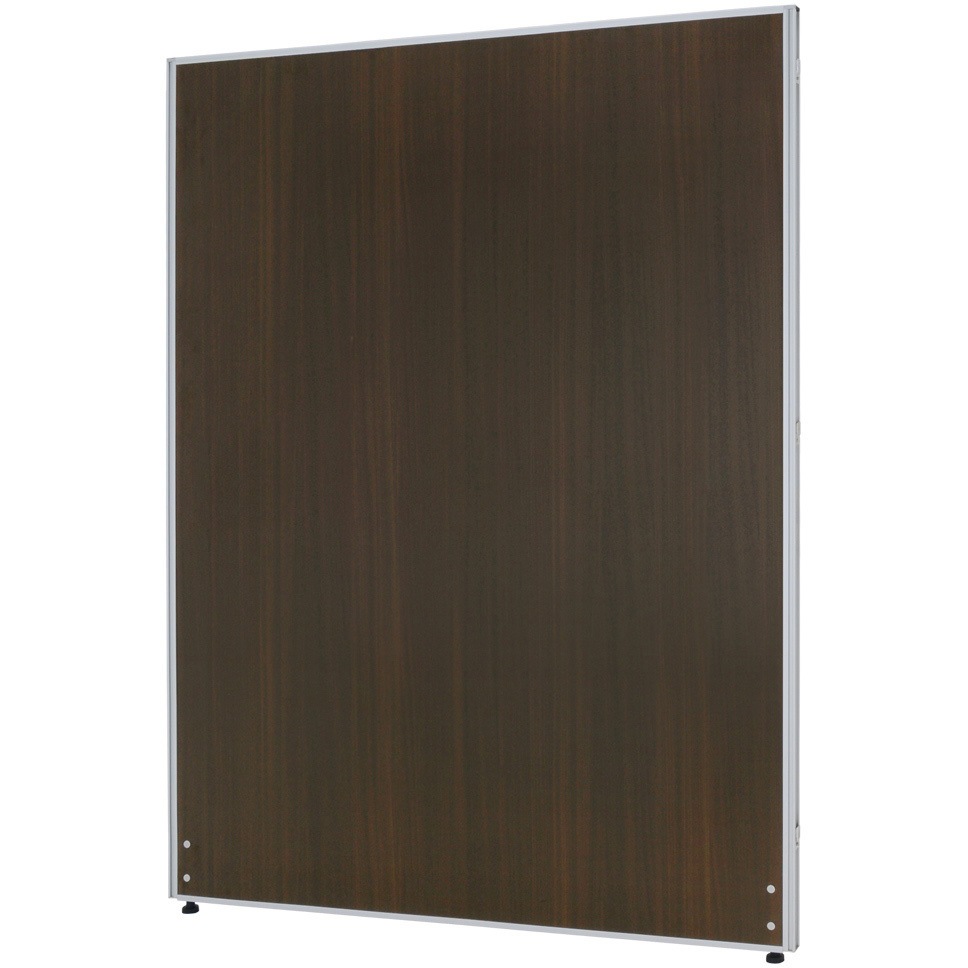 PW1216-DB 木目調ローパーテーション カグクロ パネルのみ(脚無)タイプ ローズ色 質量8.7kg 高さ1600mm  PW1216-DB