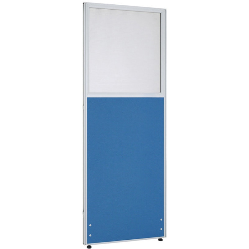 PPN0616-BL クロス上部ポリカローパーテーション カグクロ パネルのみ(脚無)タイプ ブルー色 質量5.8kg   PPN0616-BL