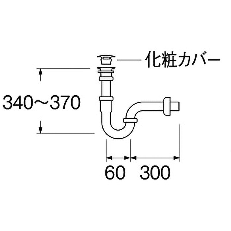 H750-25 アフレナシPトラップ SANEI(旧:三栄水栓製作所) 呼び径25外径