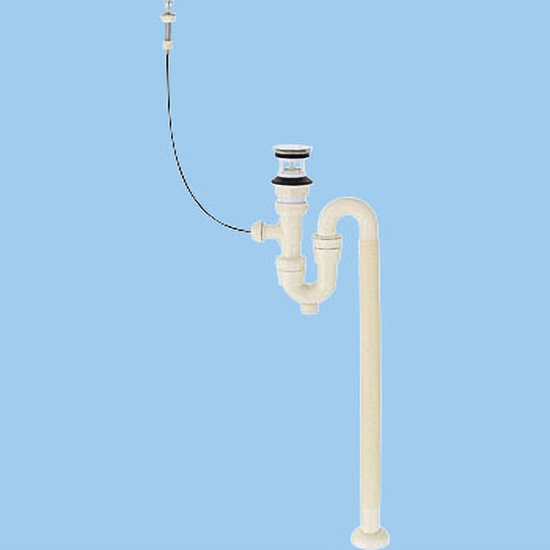 H7722-1-38 洗面排水栓付Sトラップ 1個 SANEI(旧:三栄水栓製作所) 【通販モノタロウ】