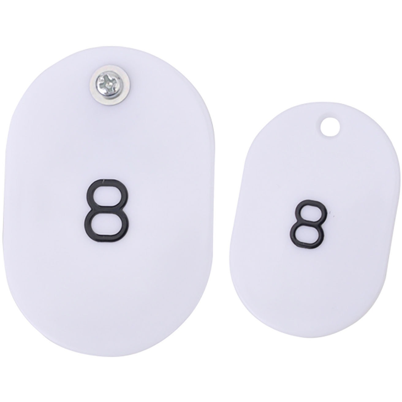 32-10048 スチロールペアチケット ササガワ 番号1～50 白色   32-10048