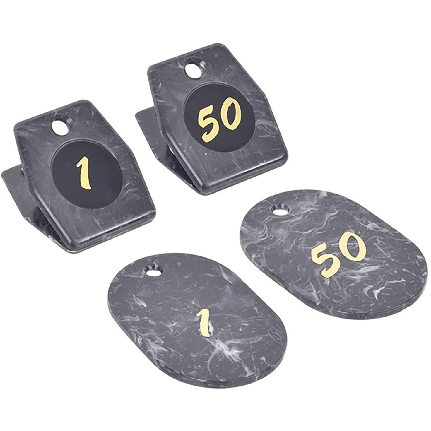 32-10070 マーブルクロークチケット ササガワ 番号1～50 灰色   32-10070