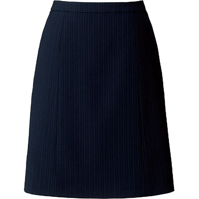 AS2290 リゲル Aラインスカート AS2290 ボンマックス オルタネートストライプ ネイビー×ブルー色