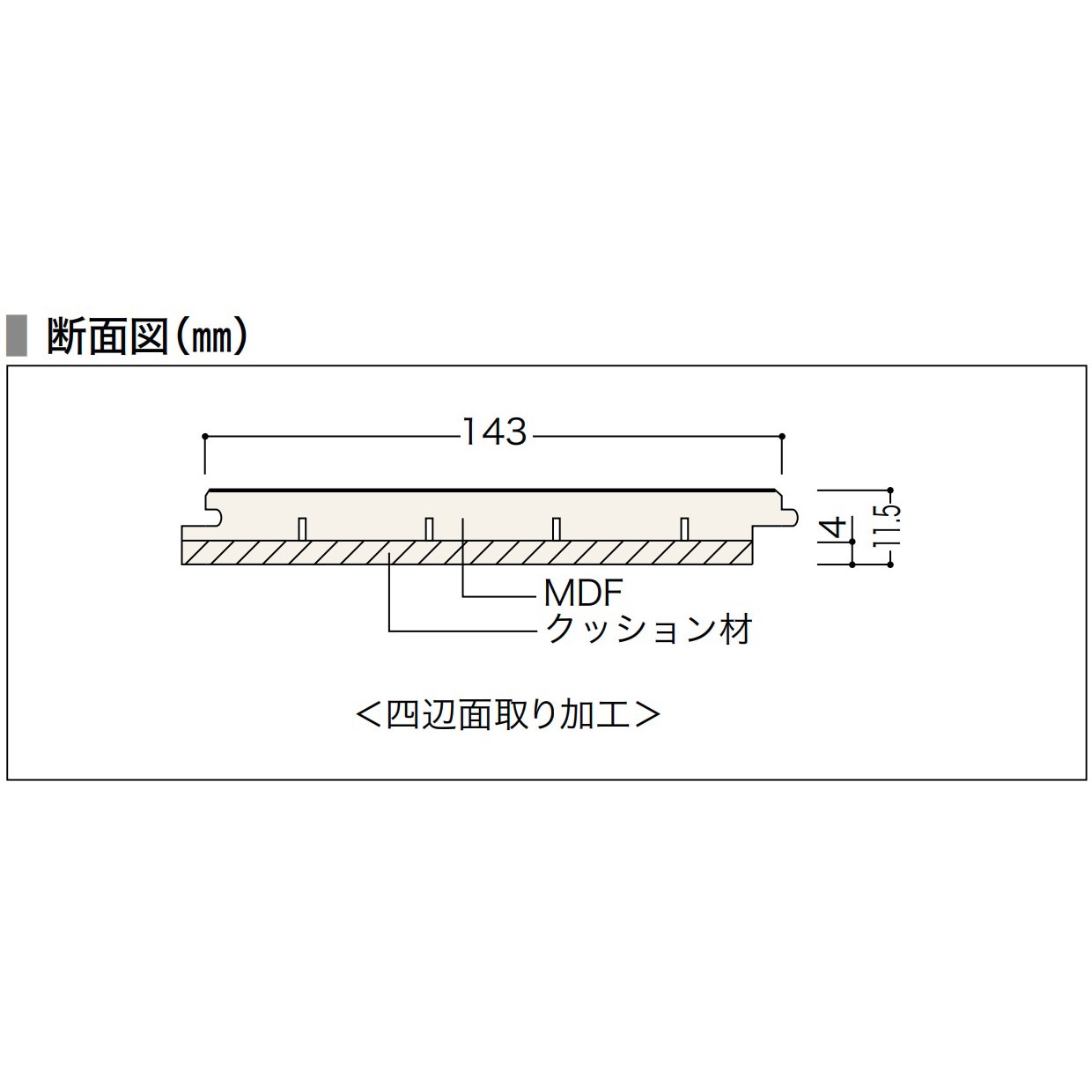 R45S1-M2 カナエルR防音45 ノダ 幅143mm長さ900mm厚さ11.5mm 1ケース(24枚) R45S1-M2 - 【通販モノタロウ】