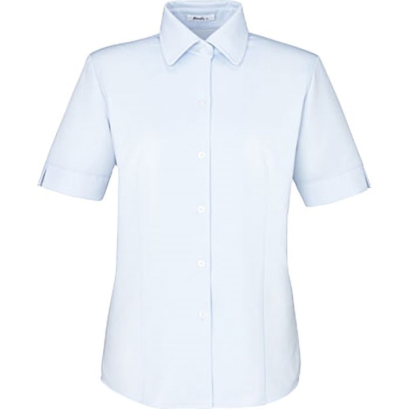 RB4542 リサール 半袖ブラウス RB4542 ボンマックス 女性用 フルダルドットニット ブルー色 5号サイズ