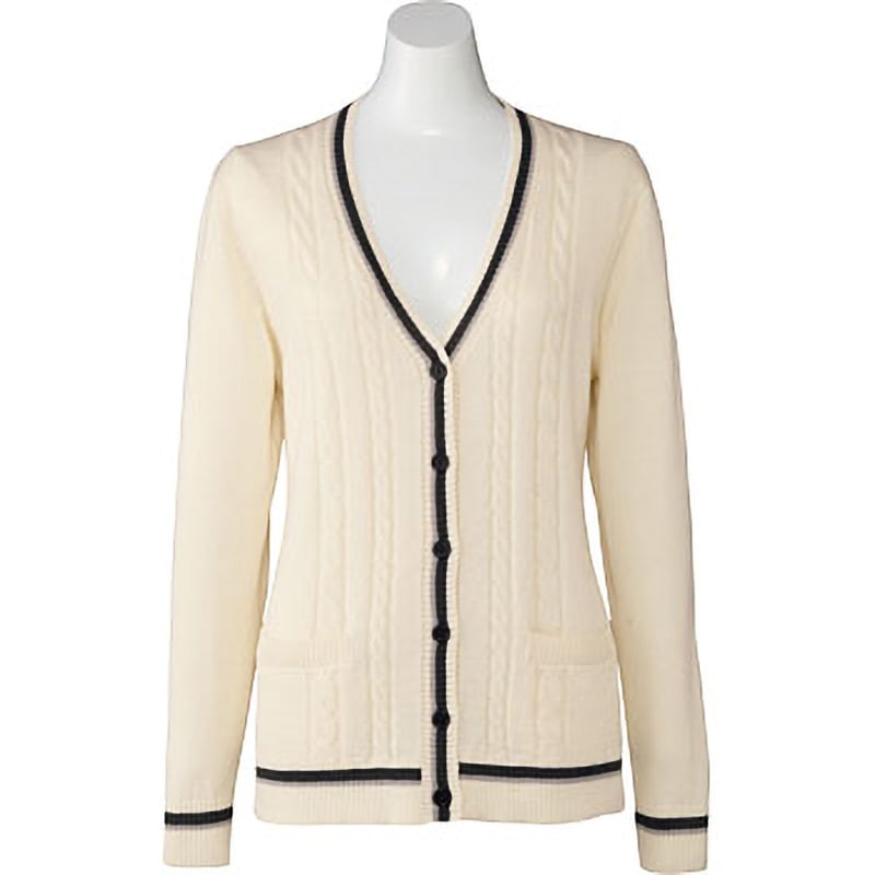 KK7121 アミーザ カーディガン KK7121 ボンマックス オフホワイト色 サイズM