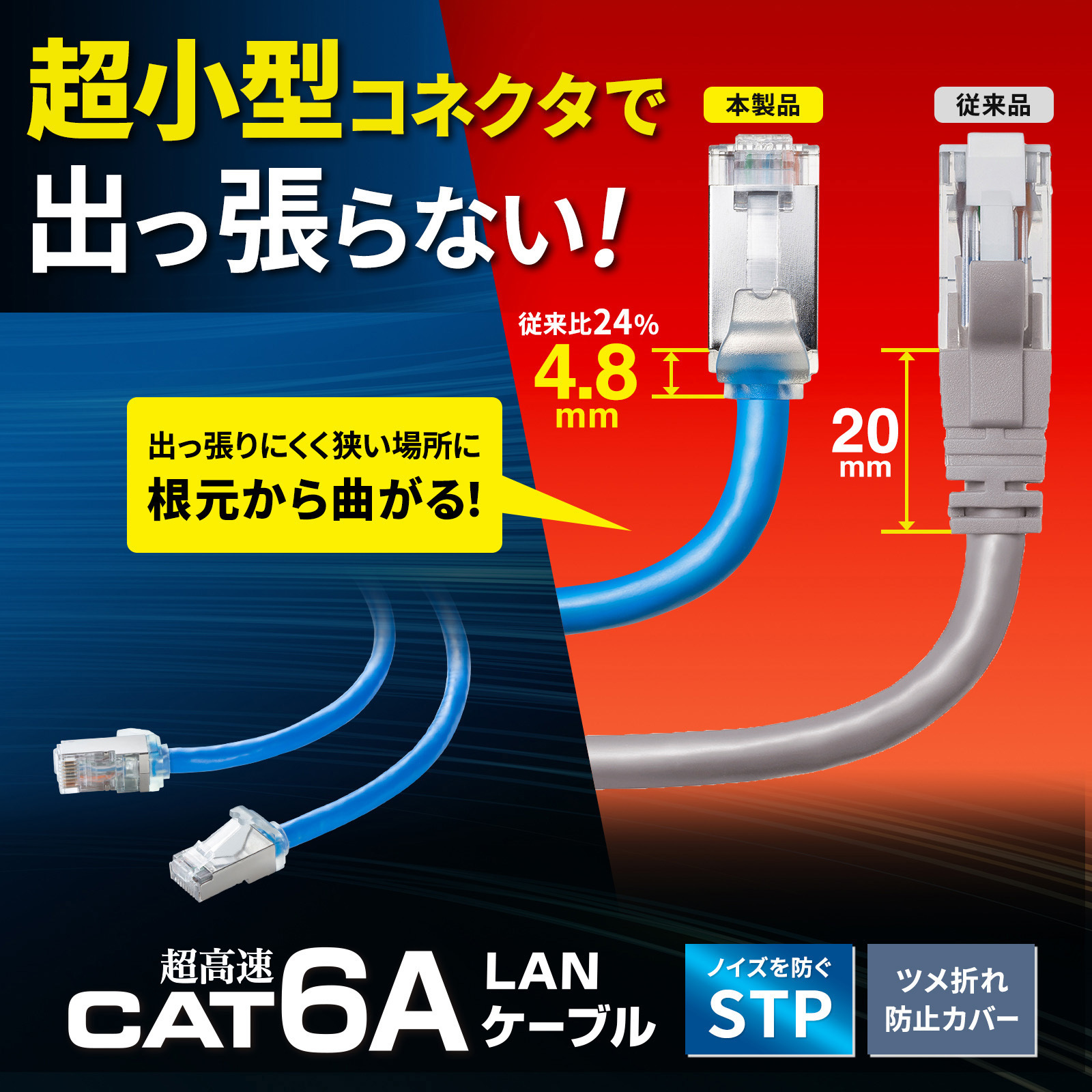 KB-T6ASB-0025BL LANケーブル サンワサプライ RoHS指令(10物質