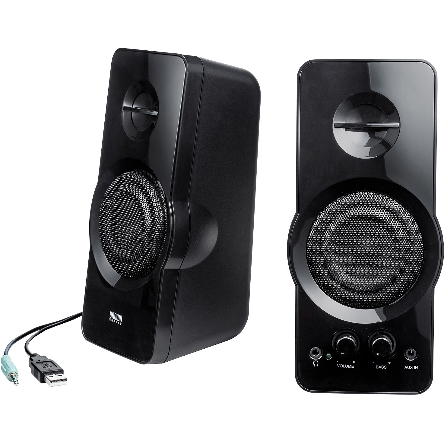 MM-SPL19UBK スピーカー 1個 サンワサプライ 【通販モノタロウ】