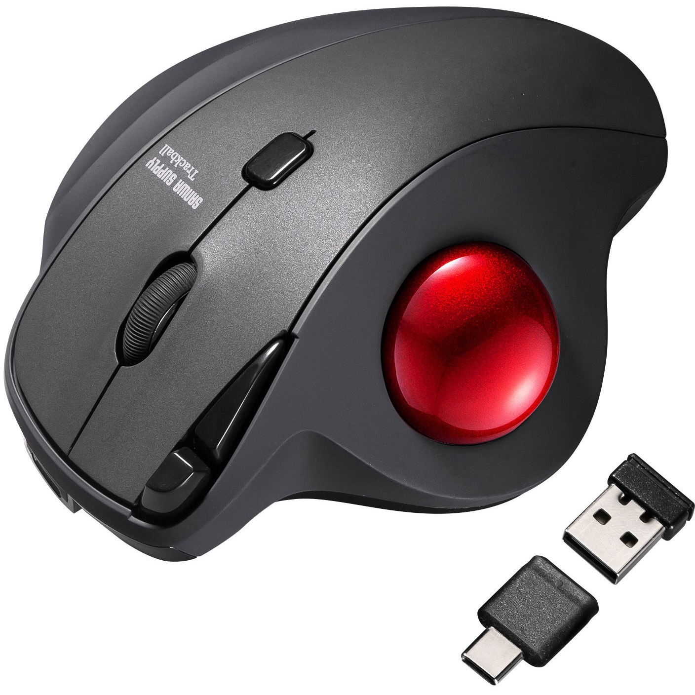 MA-WTB185BK 光学式トラックボール サンワサプライ 接続方式2.4GHz